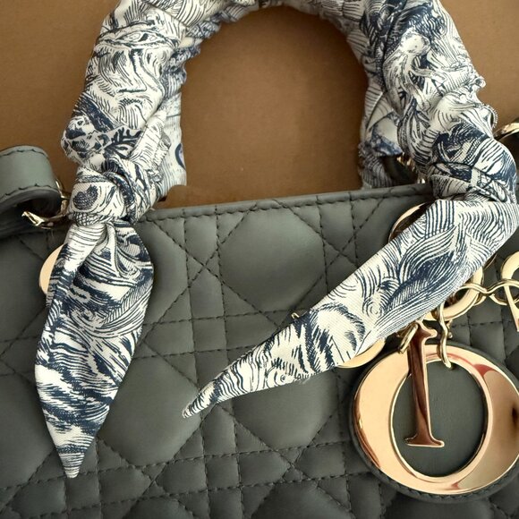 Christian Dior Cannage gradient My ABCDior Lady Dior Grey - Picture 8 of 14